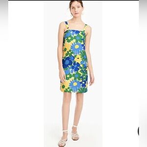 NWT J. Crew shift dress in morning floral-Lyocell/linen-
Size 6